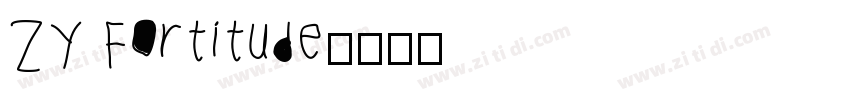ZY Fortitude字体转换
